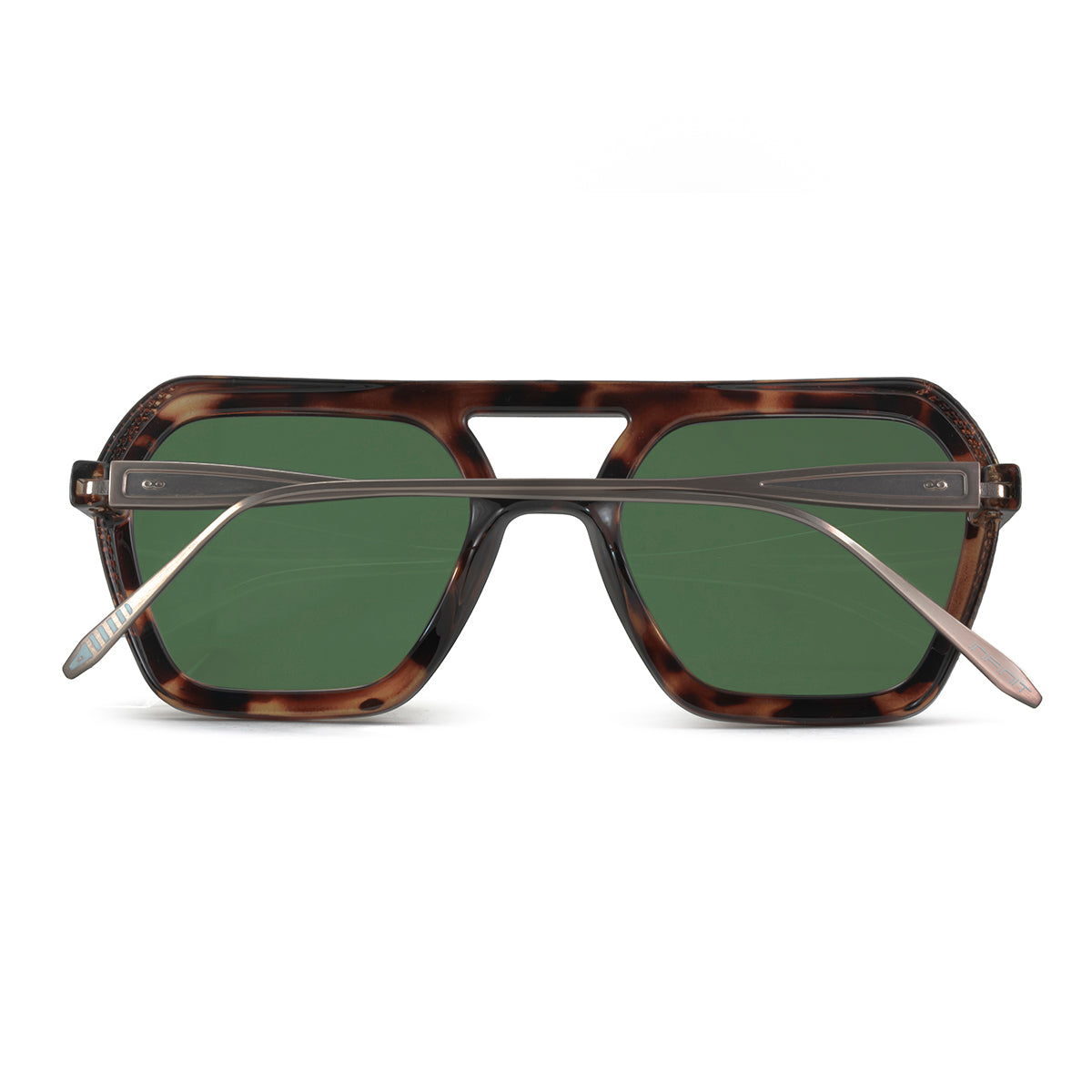 Lyon - Metal Tortoise - Green Polarized Lens