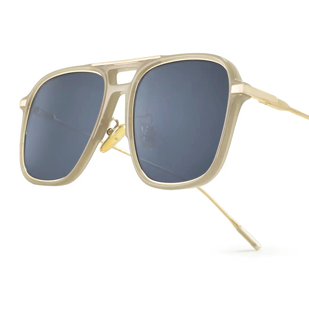 Miami Milky Brown - Blue Lens
