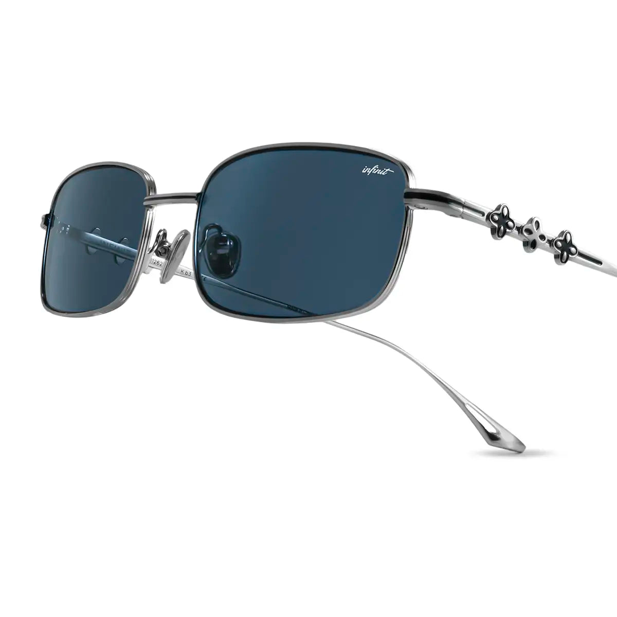 Mojave - Silver - Blue Lens