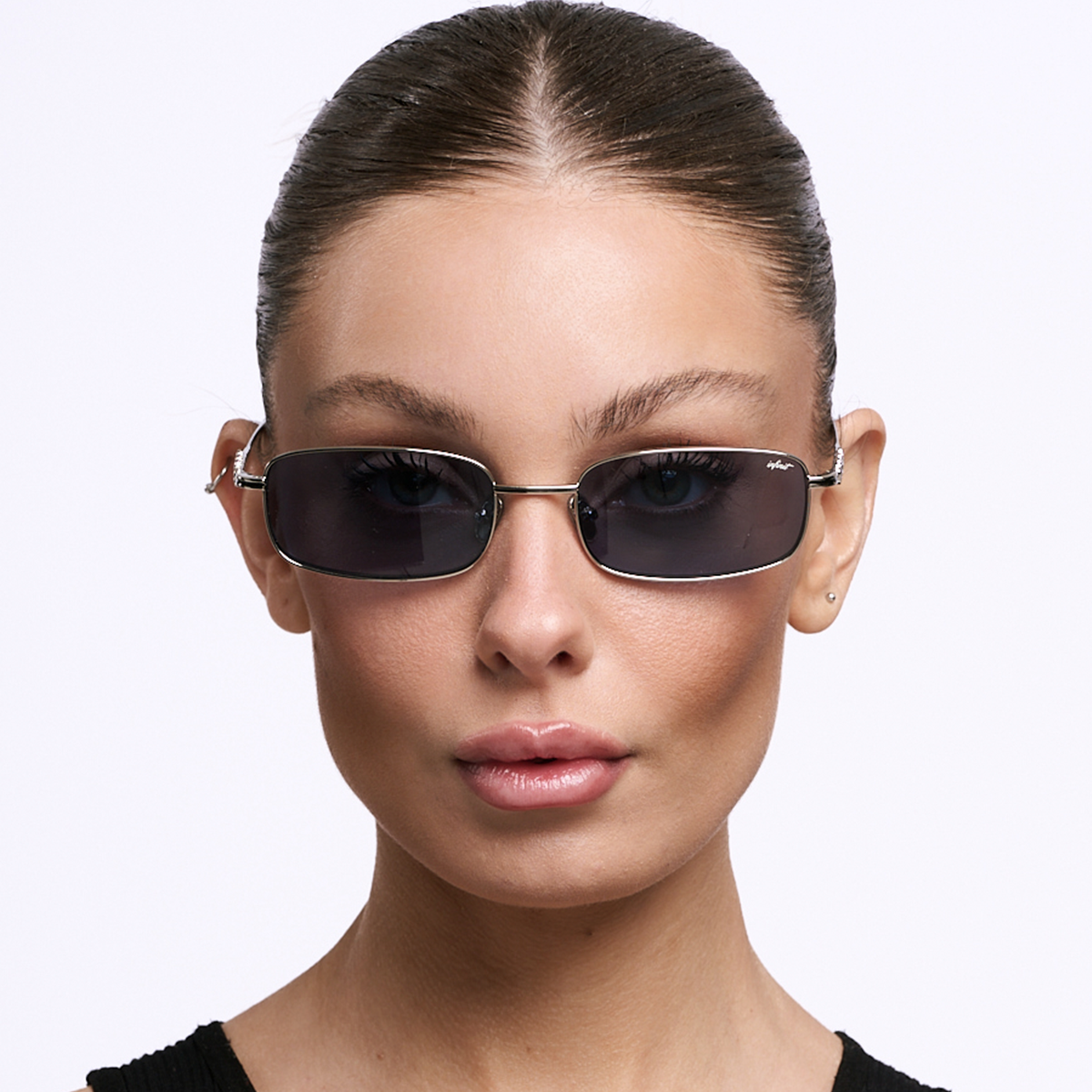 Mojave - Silver - Blue Lens