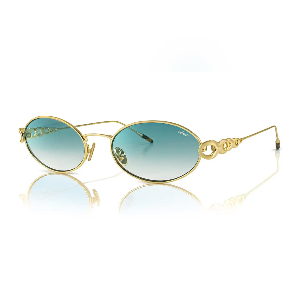 Namib - Gold - Teal Lens