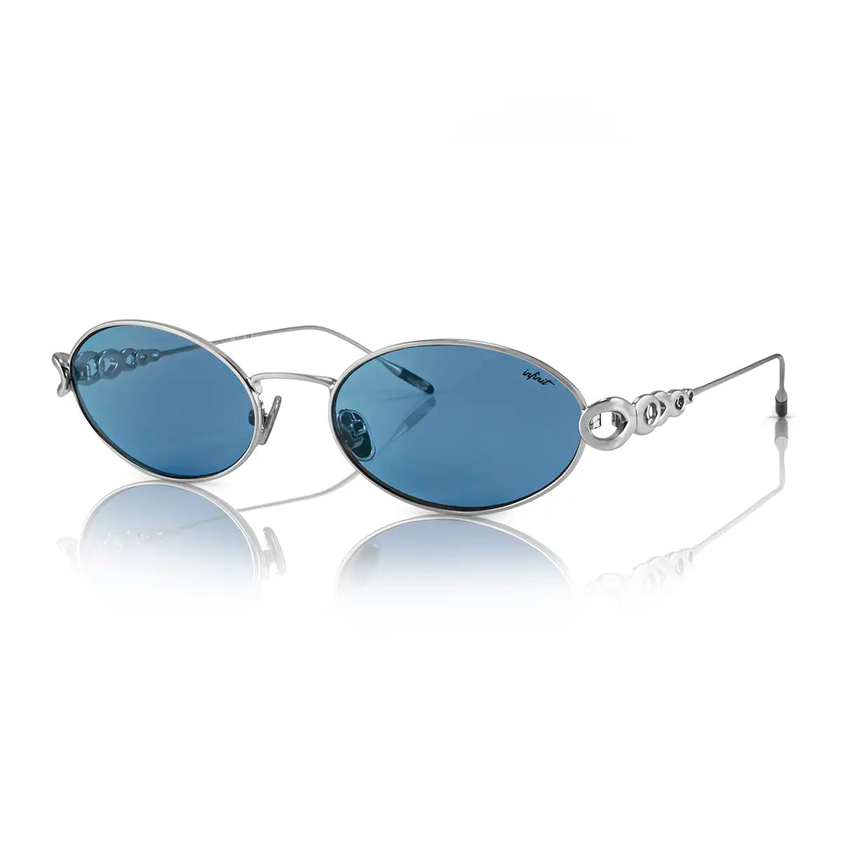 Namib - Silver - Blue Lens