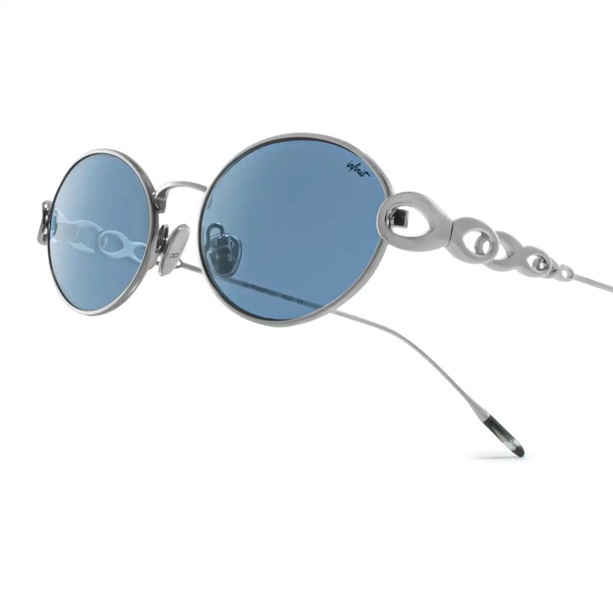 Namib - Silver - Blue Lens