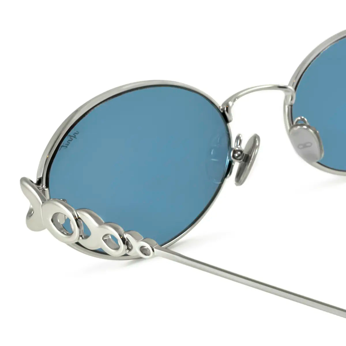 Namib - Silver - Blue Lens