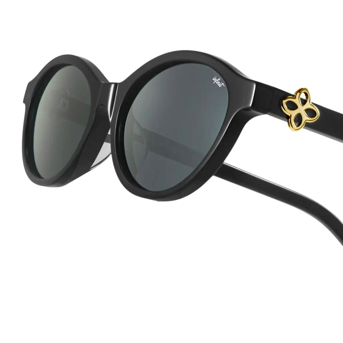 Naomi - Glossy Black - Gray Gradient Lens