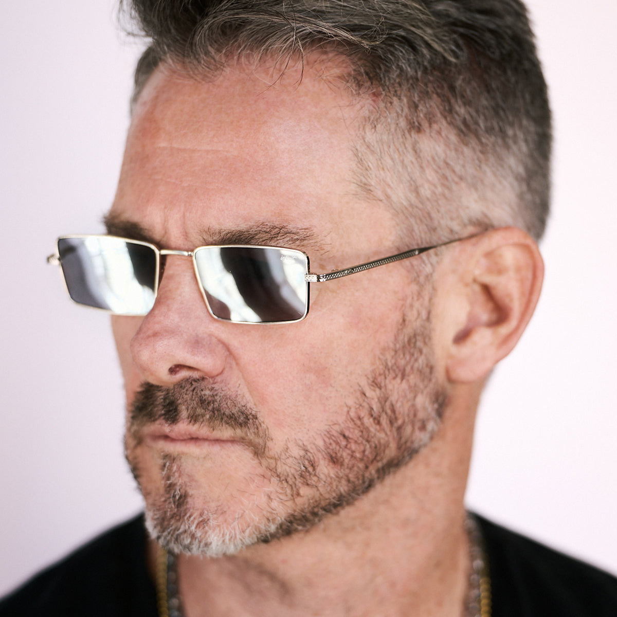 Positano - Silver - Mirrored Lens