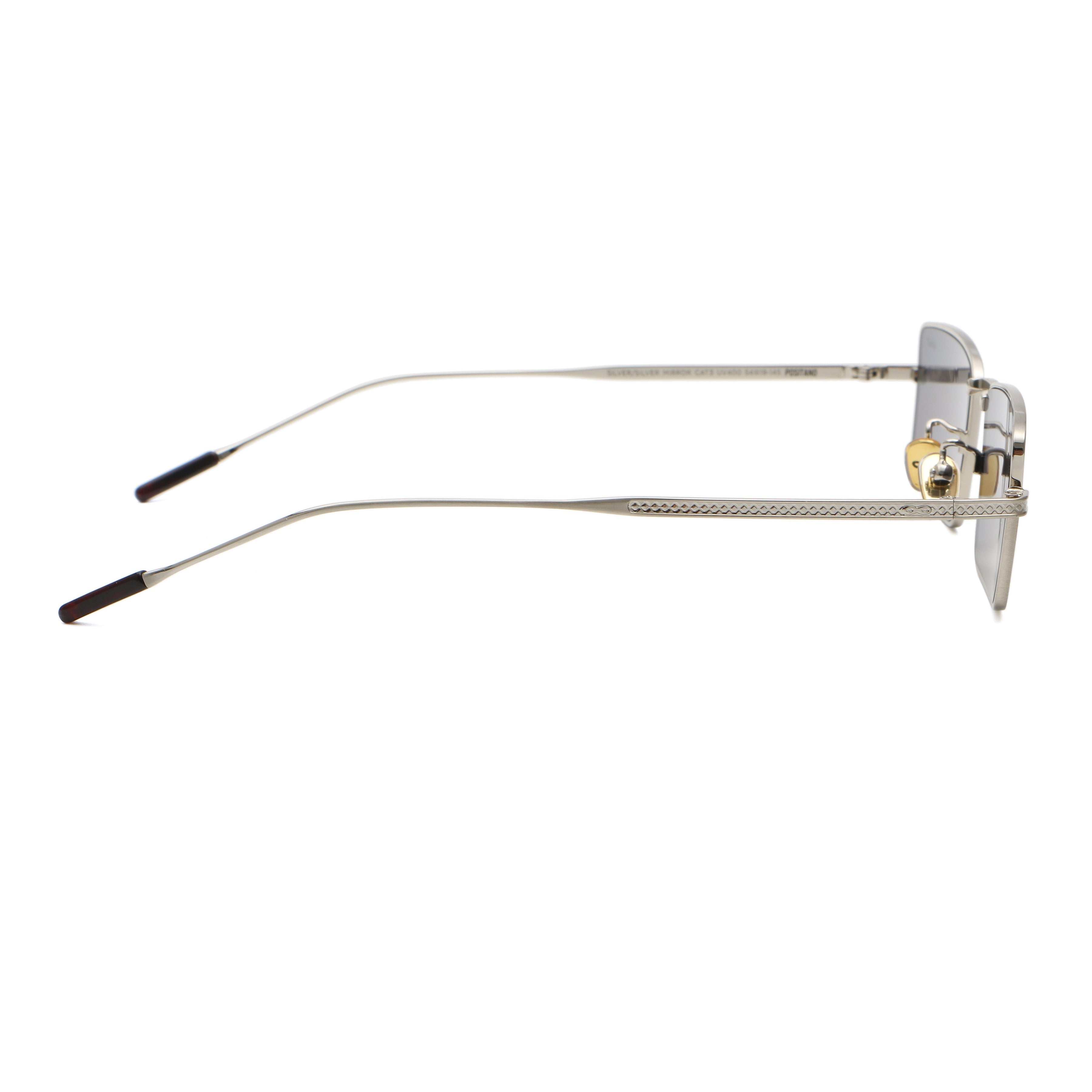 Positano - Silver - Mirrored Lens