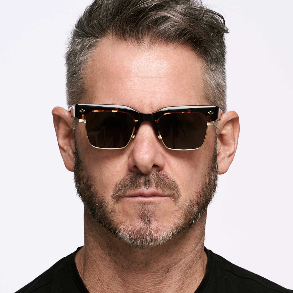 Rotterdam Tortoiseshell - Grey Lens