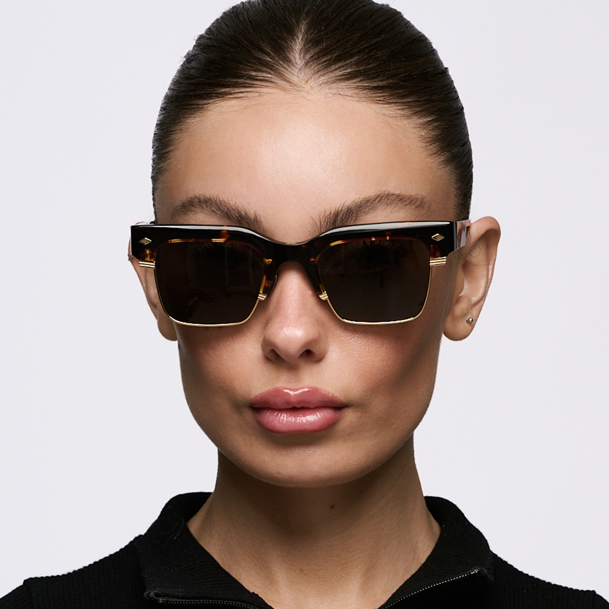 Rotterdam Tortoiseshell - Grey Lens