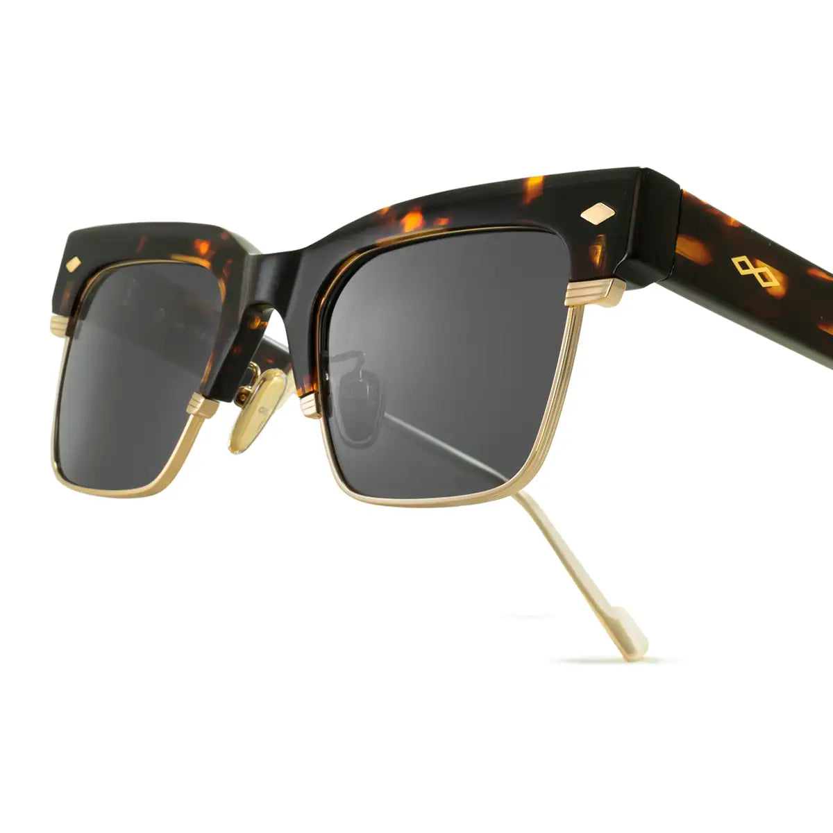 Rotterdam Tortoiseshell - Grey Lens