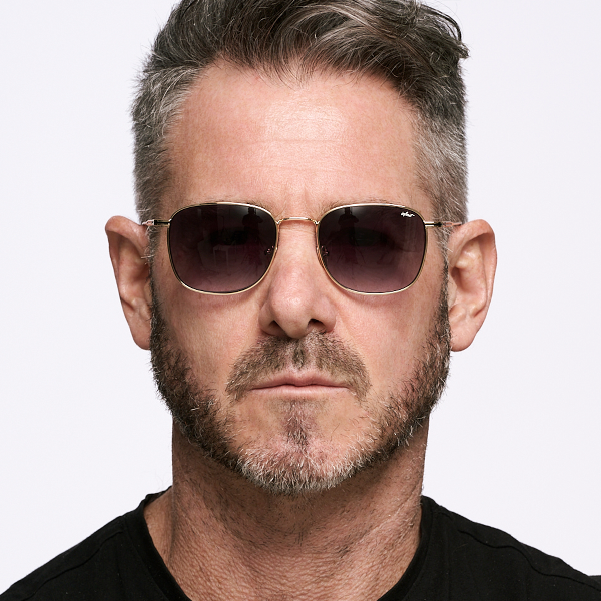 Secchia - Gold - Degraded Gray Lens