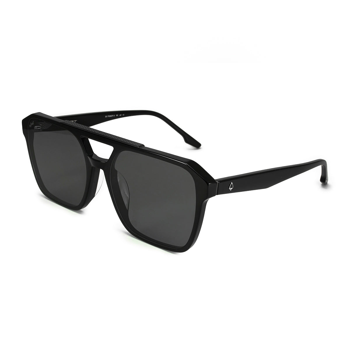 Spades - Black Shiny - Grey Lens