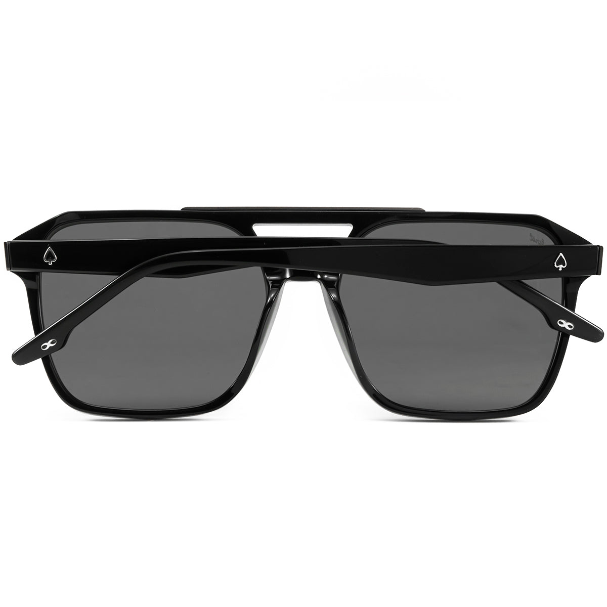 Spades - Black Shiny - Grey Lens