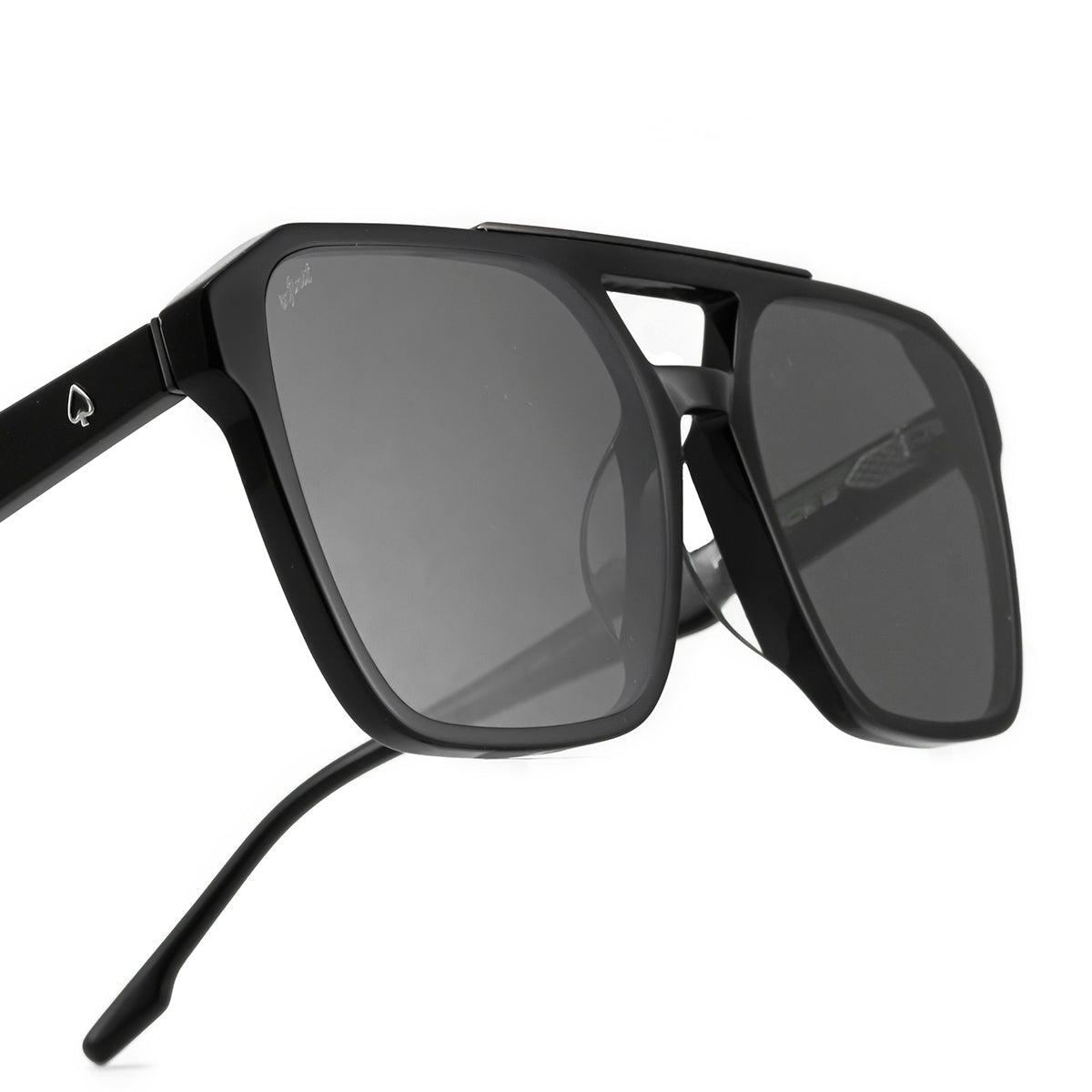 Spades - Black Shiny - Grey Lens