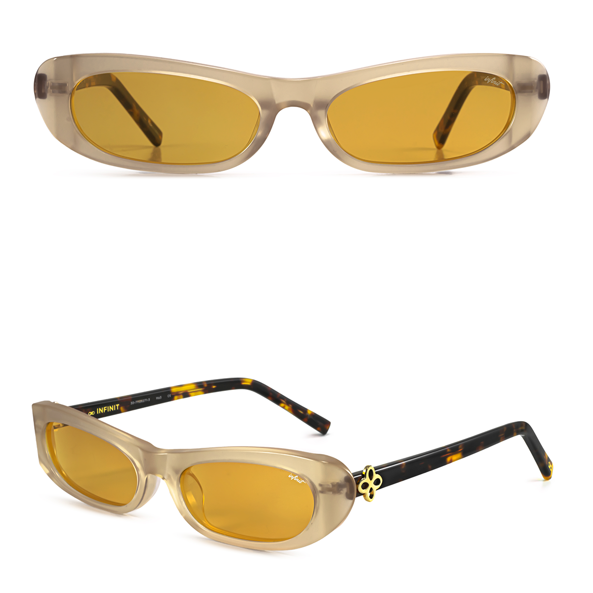 Trinity - Champanhe Havana - Lente Torrado - INFINIT Eyewear