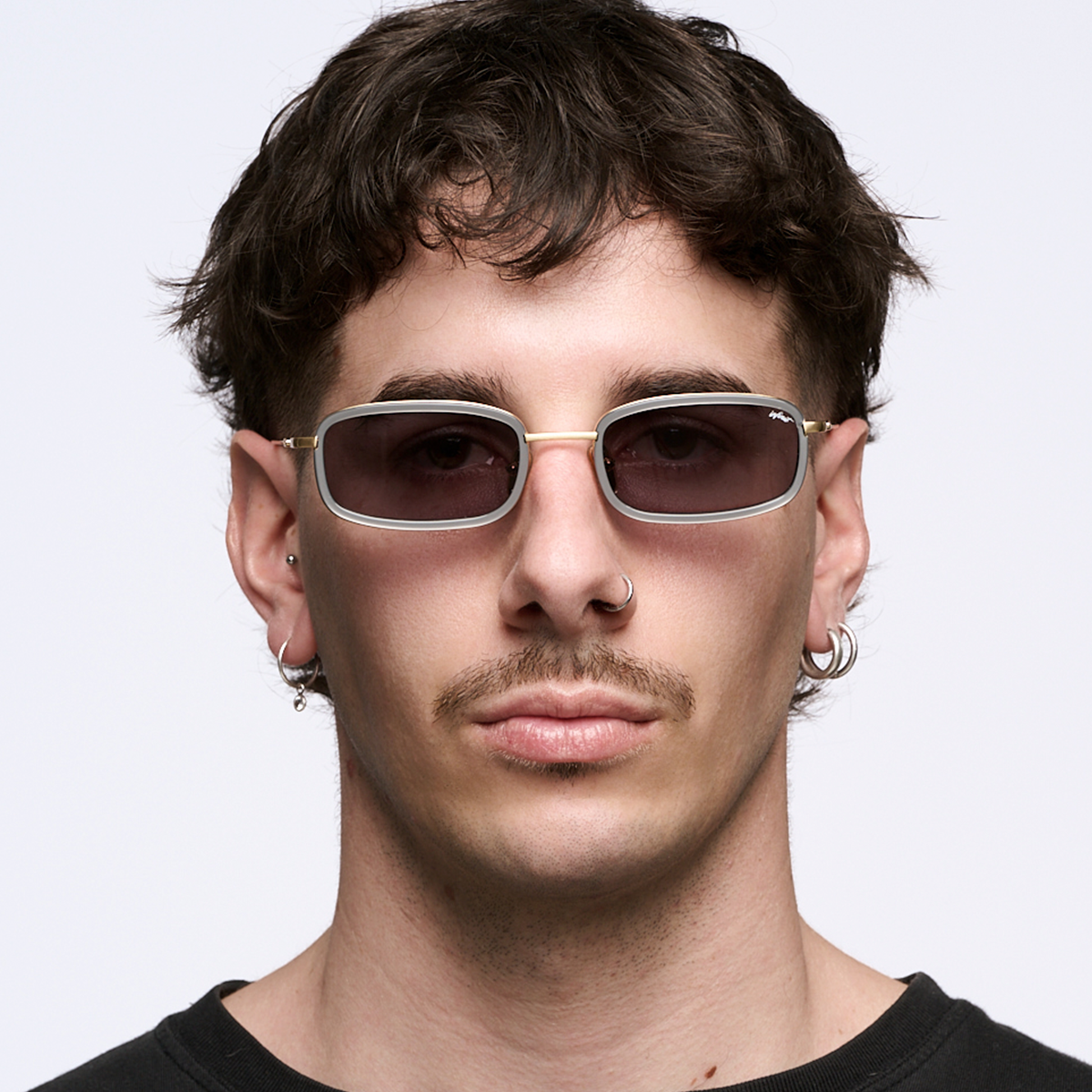 Tyler - Pearl Grey - Grey Lens
