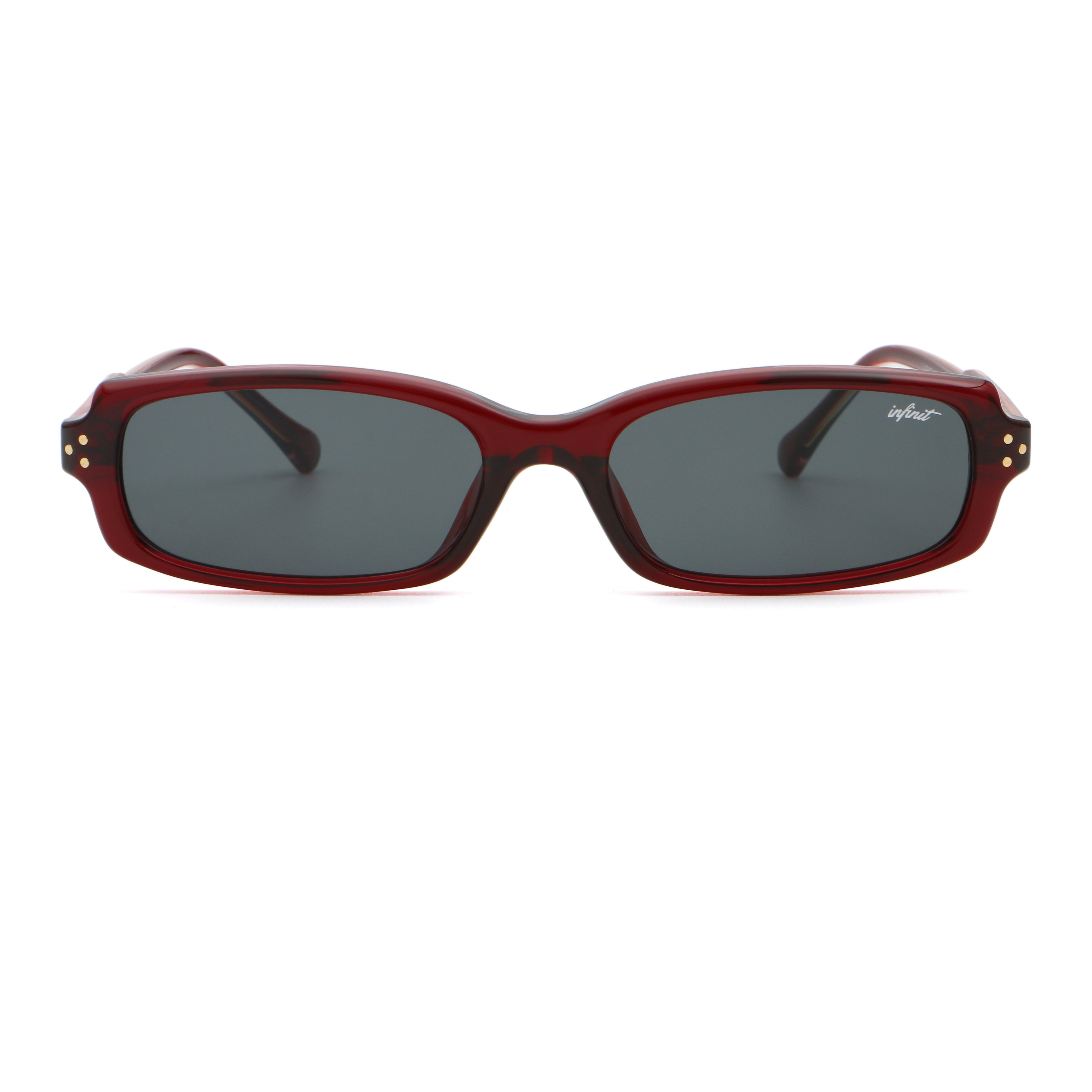 Virgil - Light Burgundy - Gray Lens