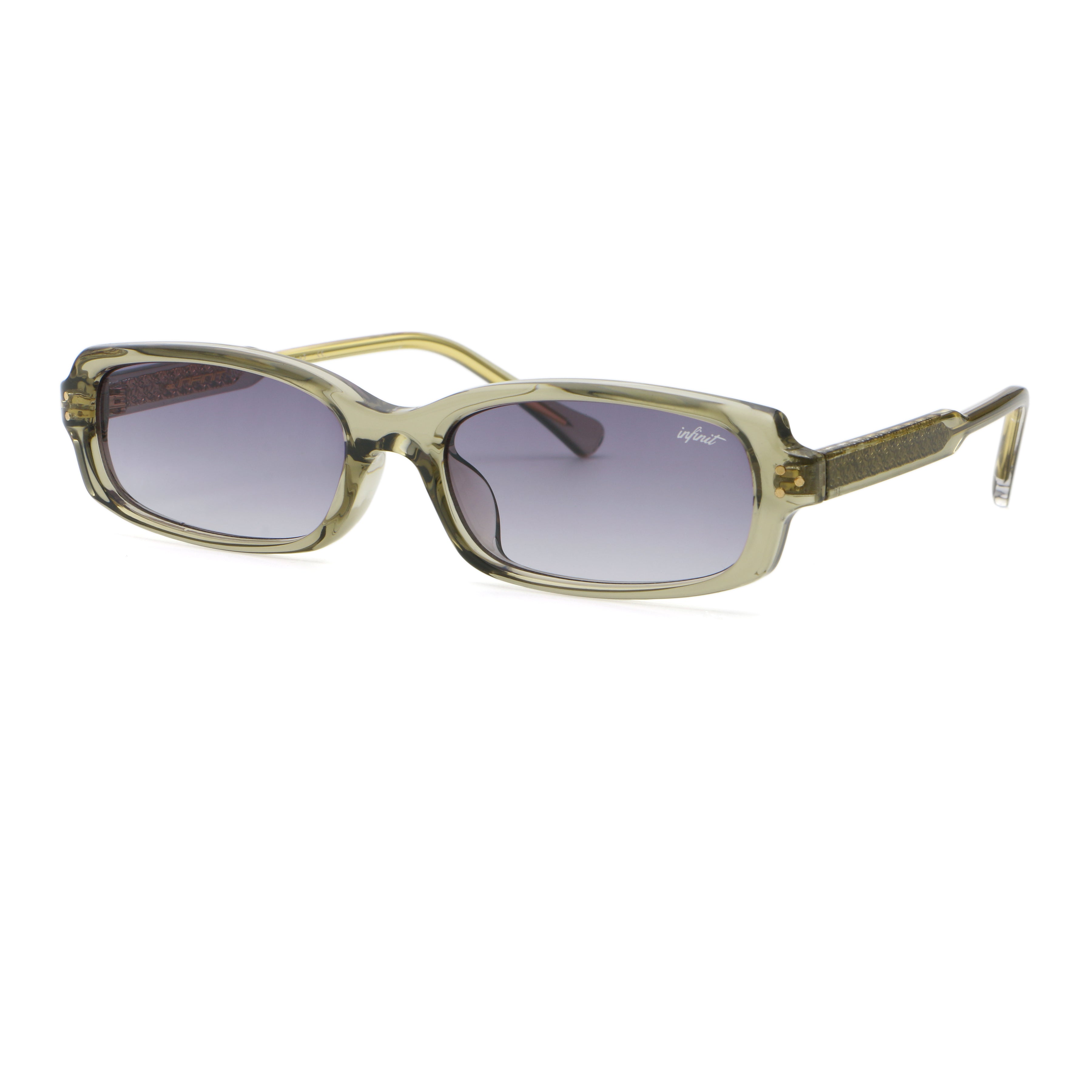 Virgil - Light Gray Gradient - Purple Lens