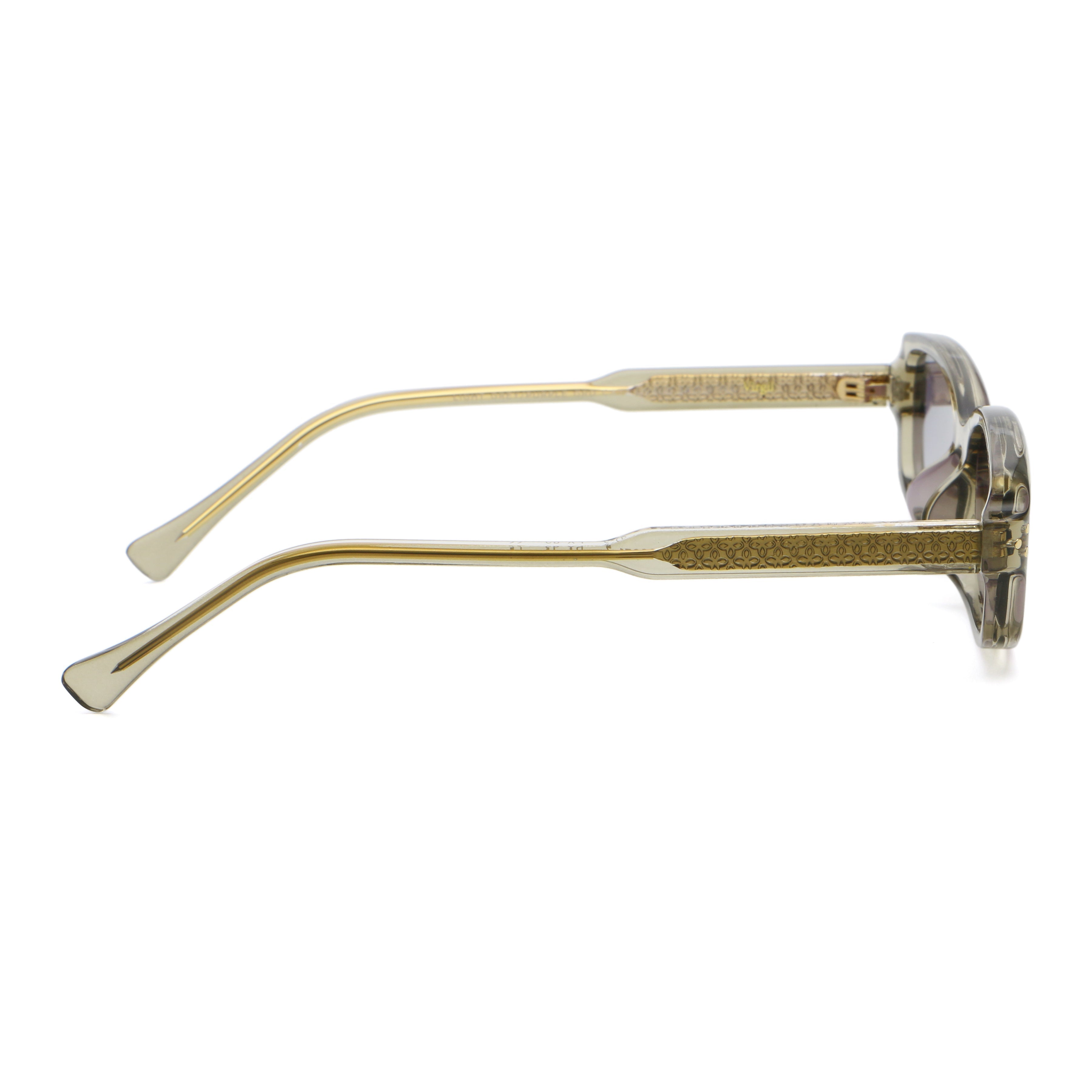 Virgil - Light Gray Gradient - Purple Lens