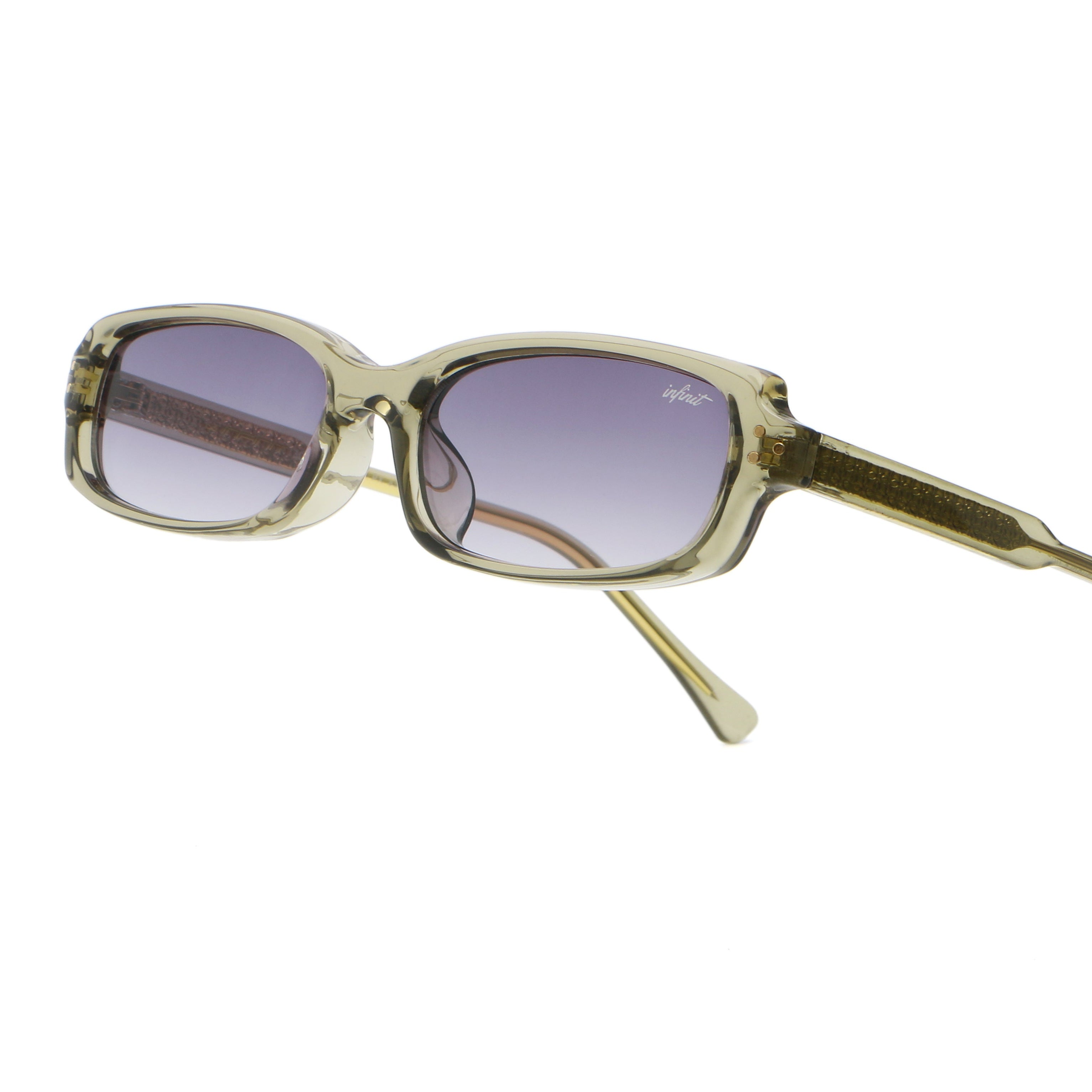Virgil - Light Gray Gradient - Purple Lens