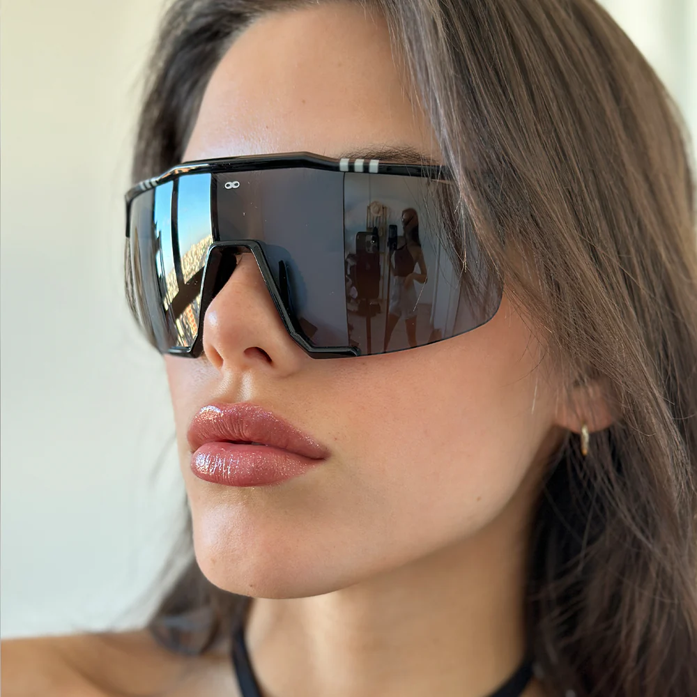 Kioto - Black Shiny - Smoke Lens