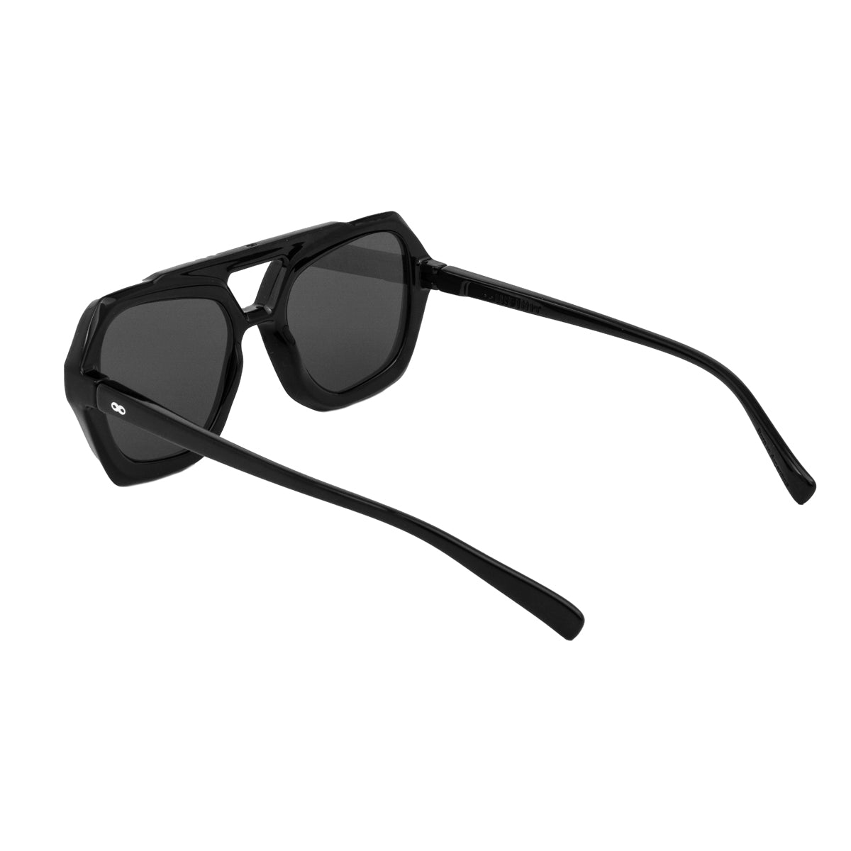 Tiger - Black Shiny - Grey Polarized Lens