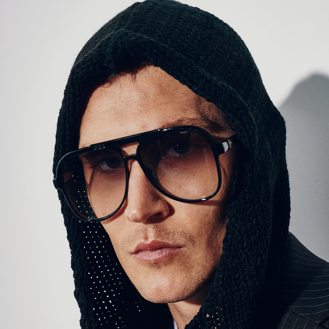 Triple XXX - Metal Black Shiny - Olive Gradient Lens