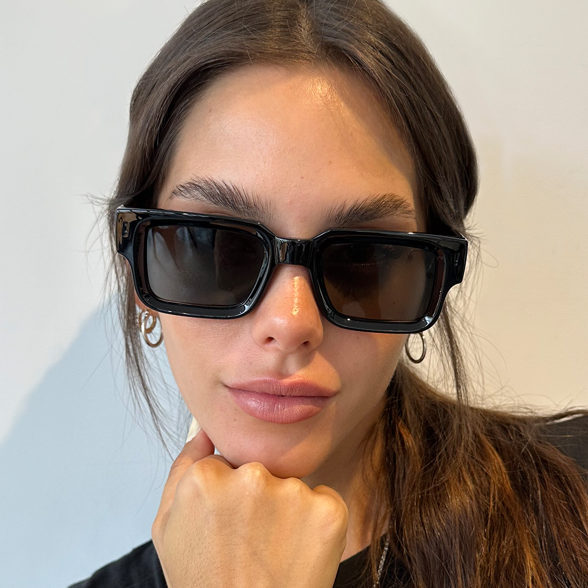 Exclamation - Black Shiny Tortoise - Green Polarized Lens