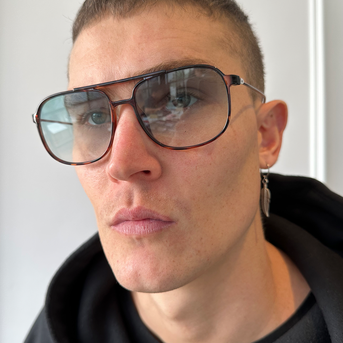 Caravan - Metal Tortoise - Green Gradient Lens