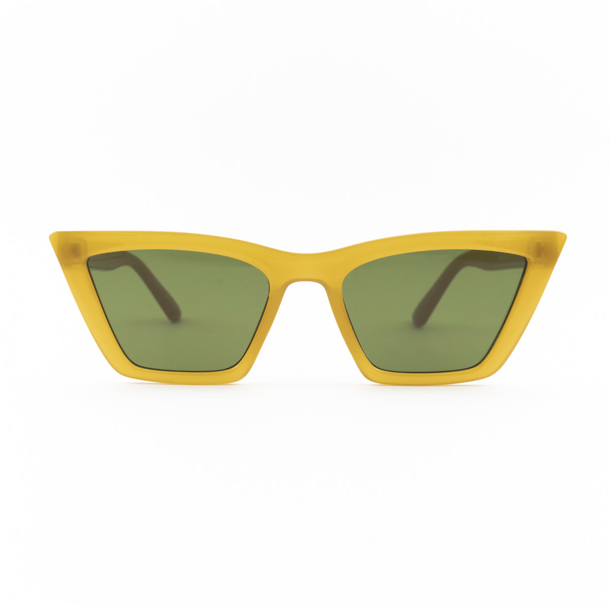 Frida Sunglasses - Honey - Green Lens | Infinit