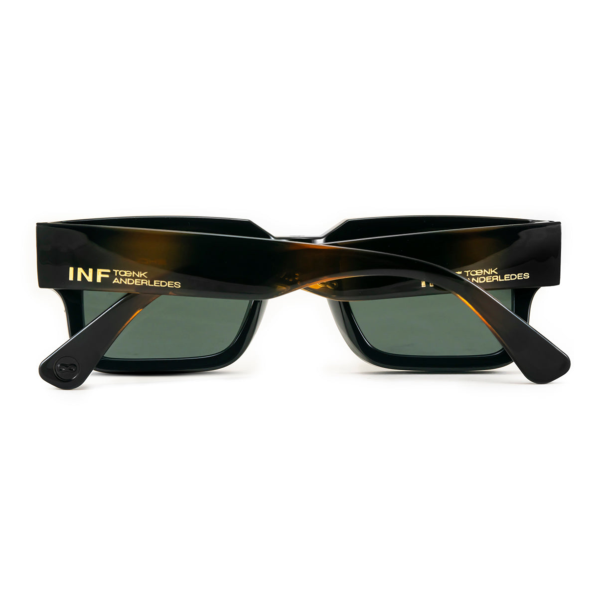 Exclamation - Black Shiny Tortoise - Green Polarized Lens