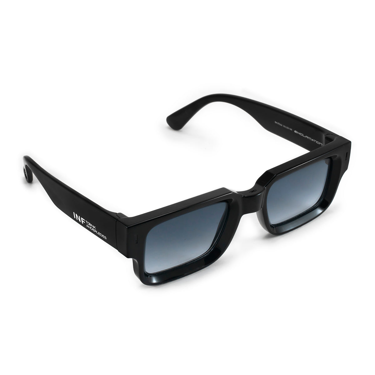 Exclamation - Black Shiny - Ocean Gradient Lens