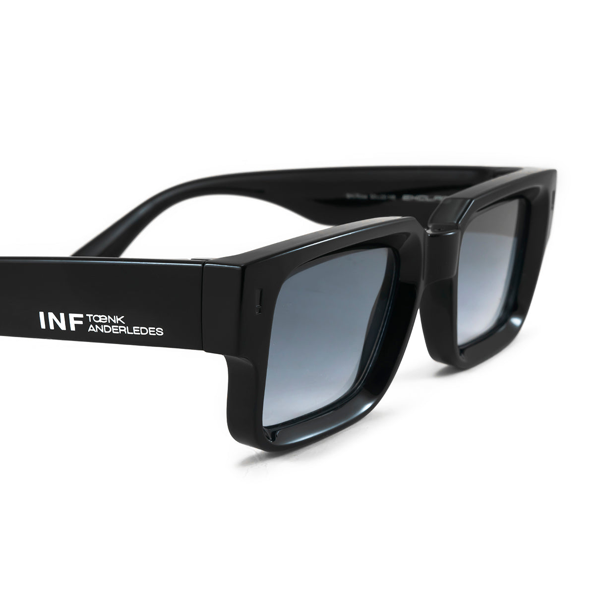 Exclamation - Black Shiny - Ocean Gradient Lens