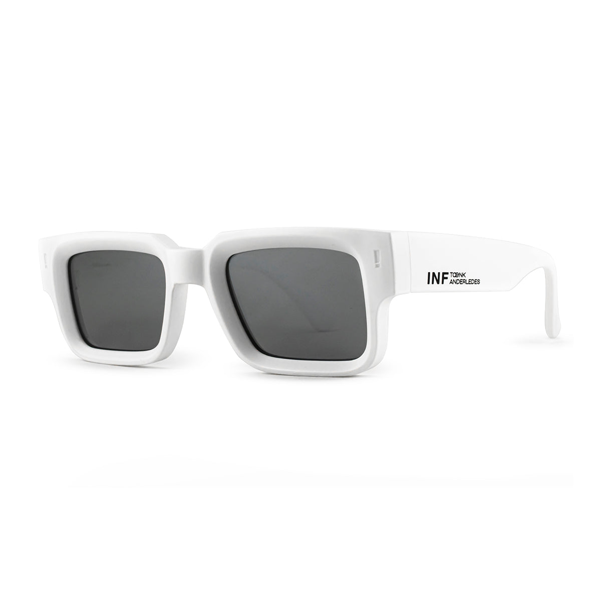 Exclamation - White Matt - Smoke Mirror Lens