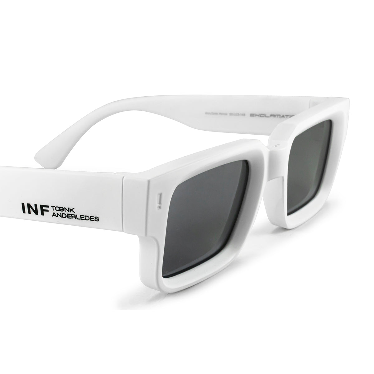 Exclamation - White Matt - Smoke Mirror Lens