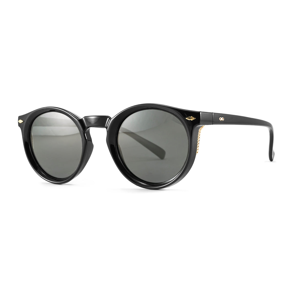 Holbox - Black Shiny - Grey Polarized Lens