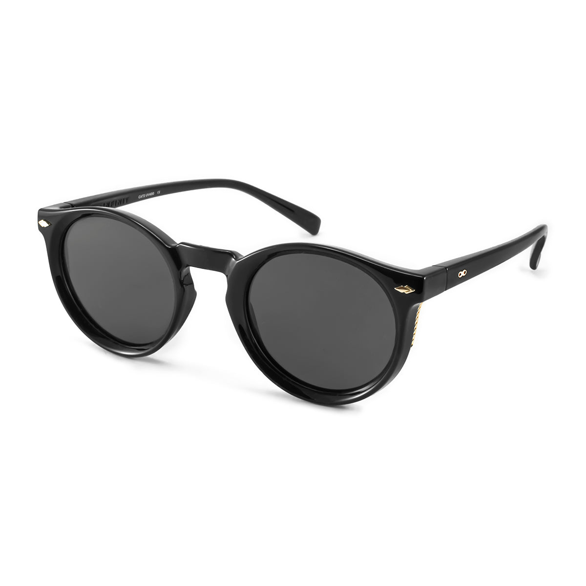 Holbox - Black Shiny - Grey Polarized Lens
