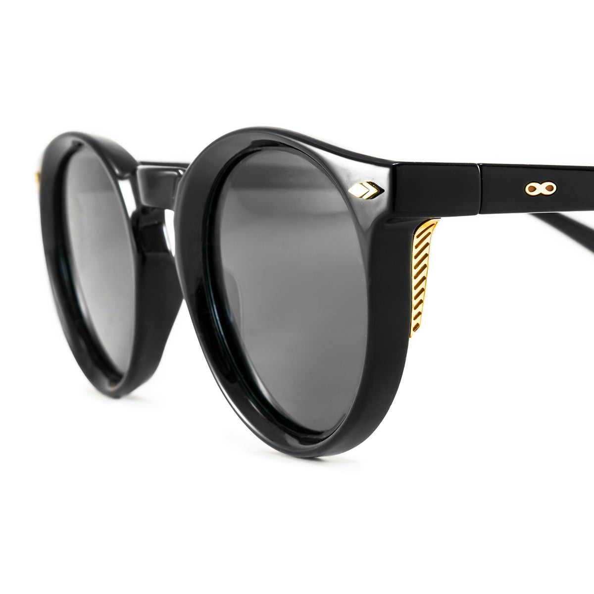 Holbox - Black Shiny - Grey Polarized Lens