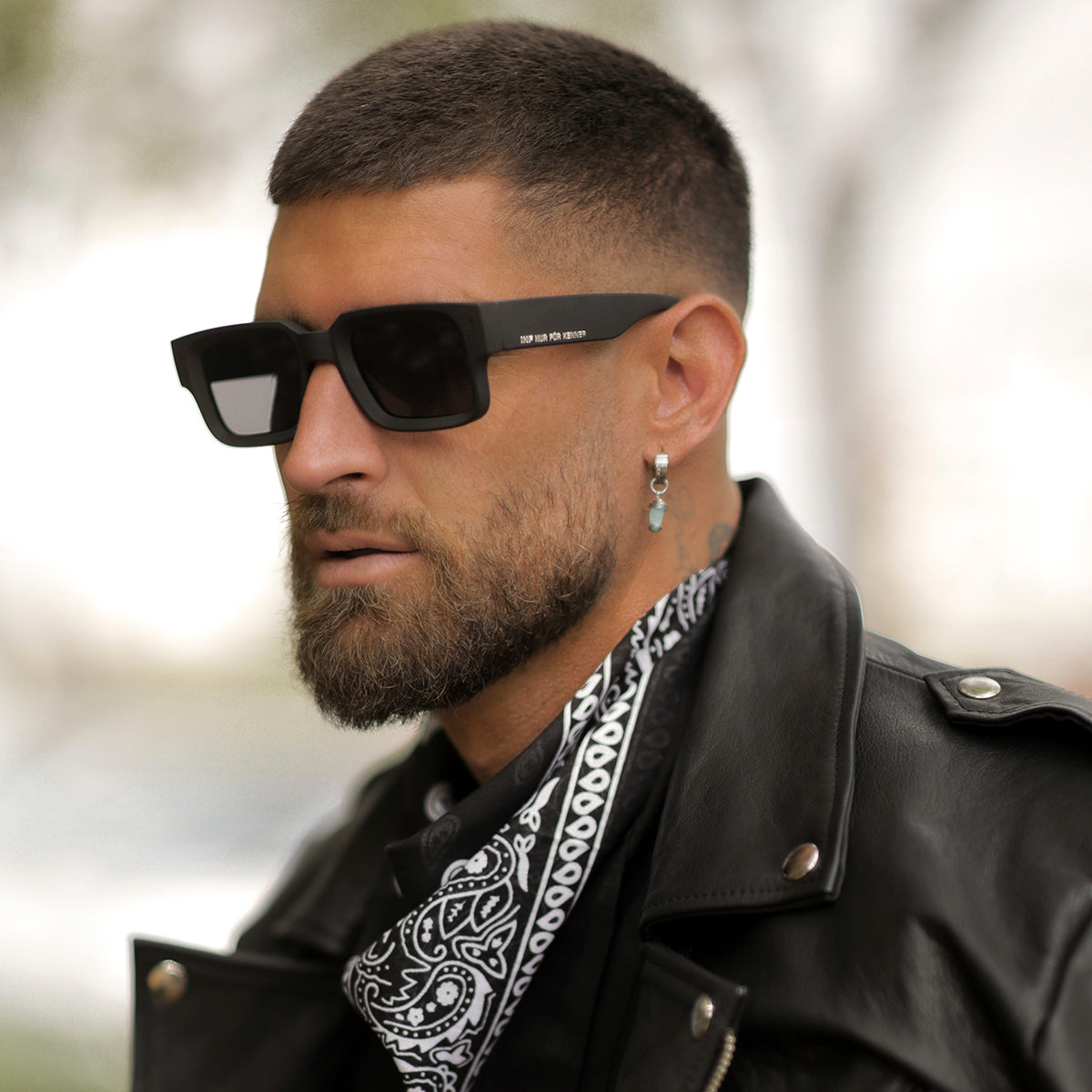 Exclamation - Black Matt - Grey Polarized Lens