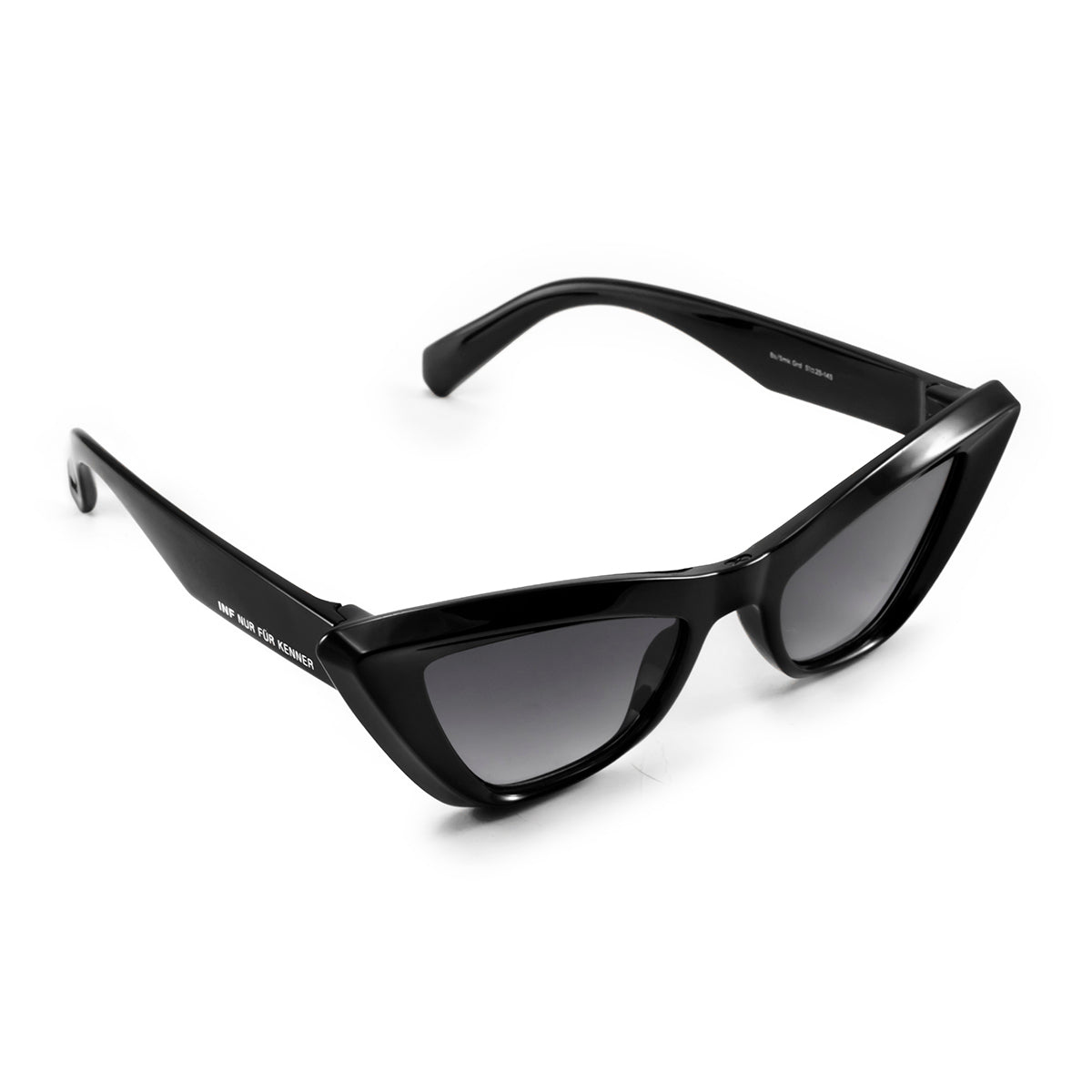 Linz - Black Shiny - Grey Gradient Lens