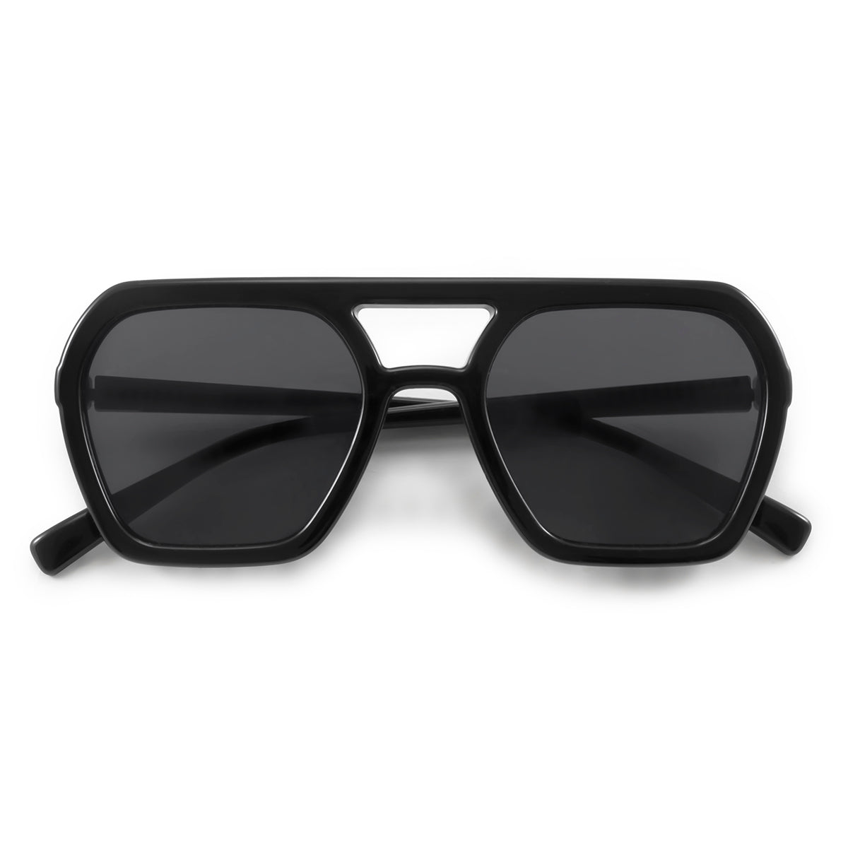 Lyon - Black Shiny - Grey Polarized Lens