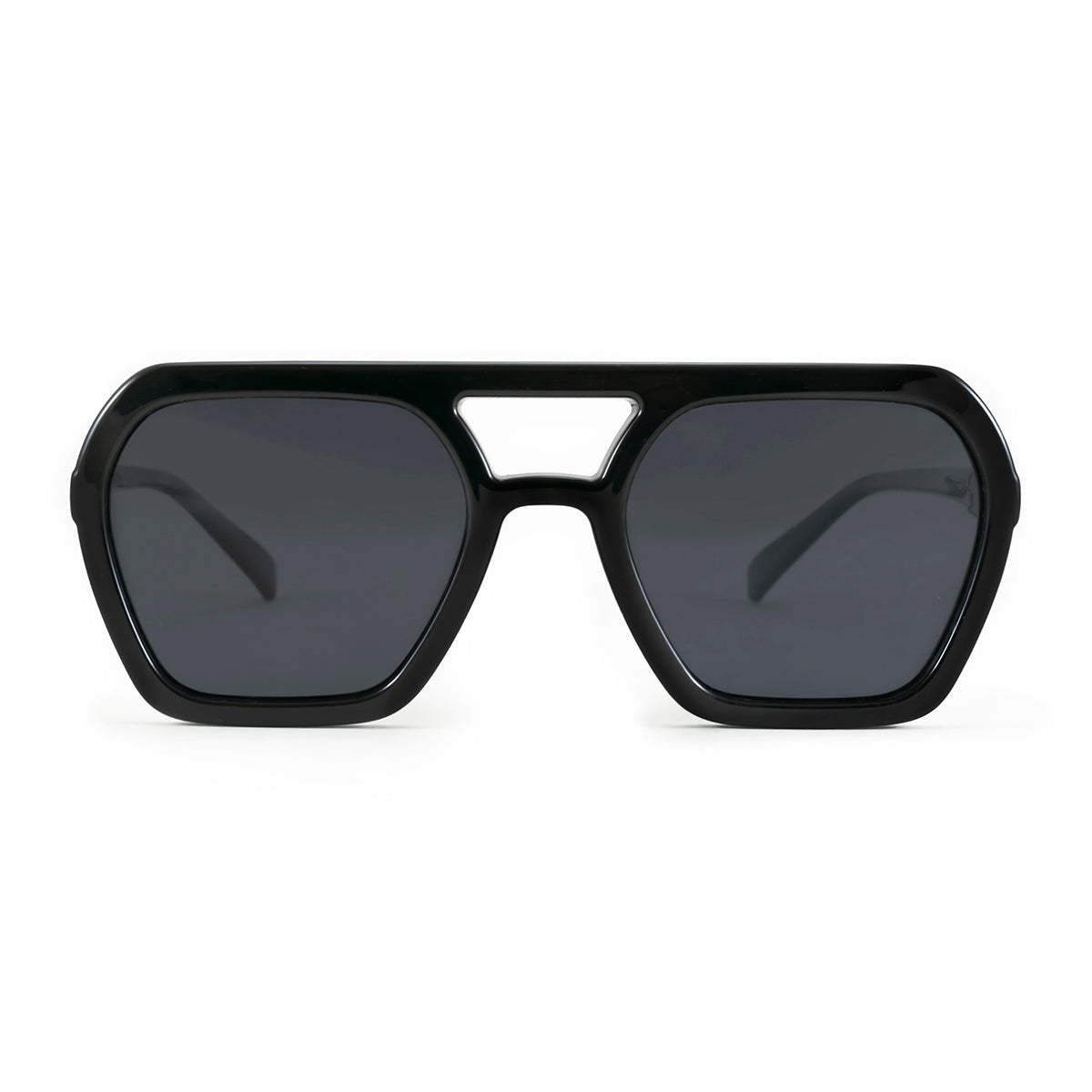 Lyon - Black Shiny - Grey Polarized Lens