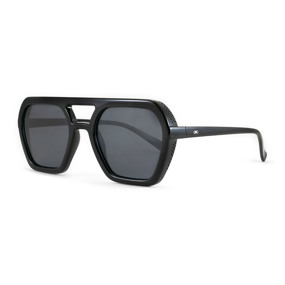 Lyon - Black Shiny - Grey Polarized Lens