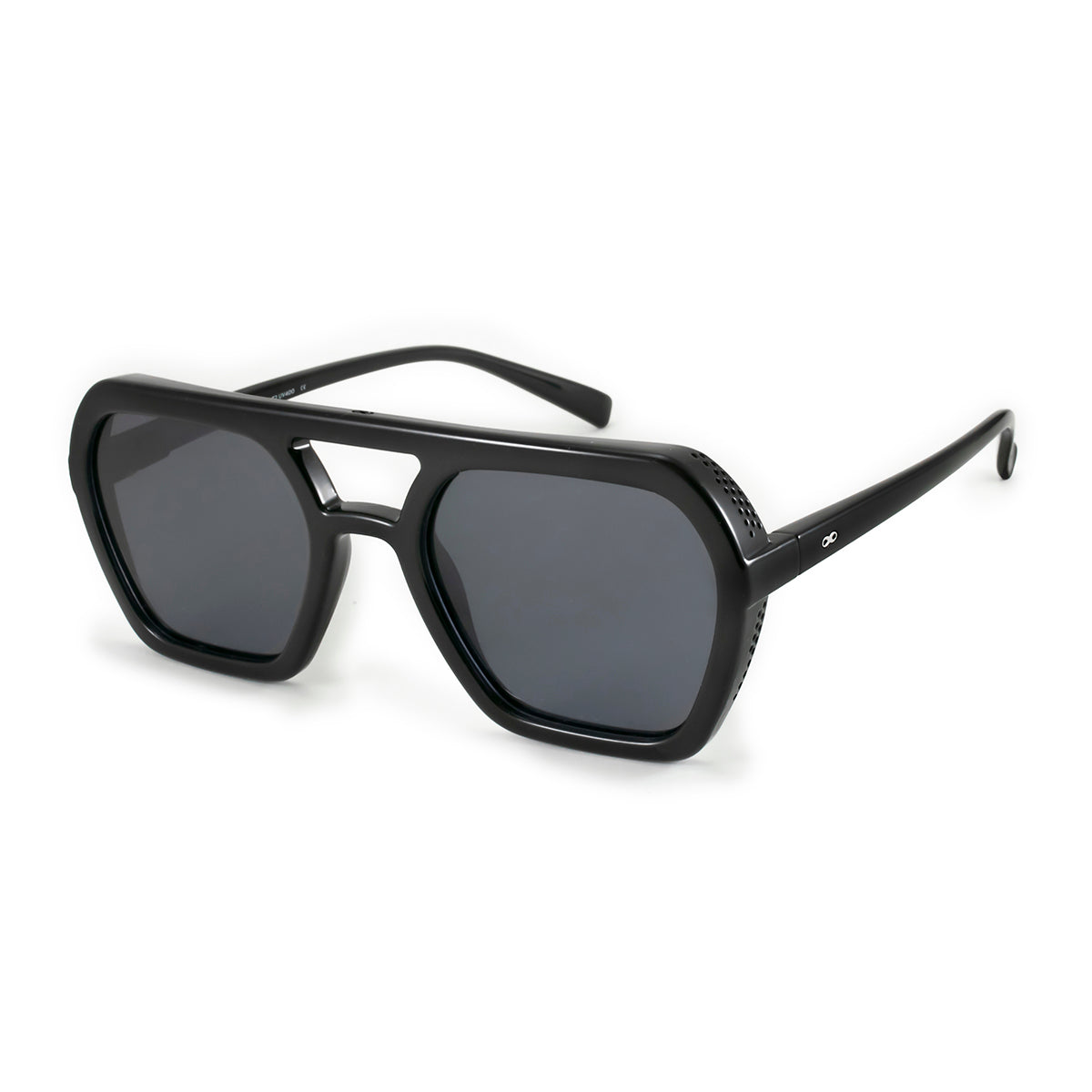 Lyon - Black Shiny - Grey Polarized Lens