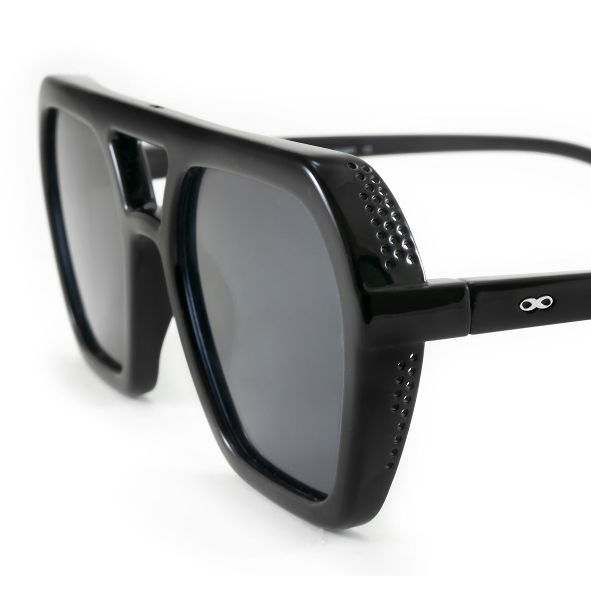 Lyon - Black Shiny - Grey Polarized Lens