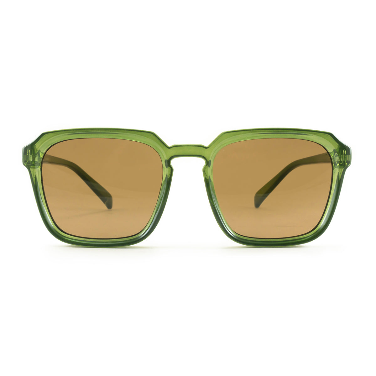 Monaco - Translucent Green - Brown Lens