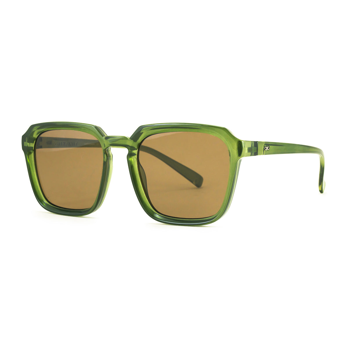 Monaco - Translucent Green - Brown Lens