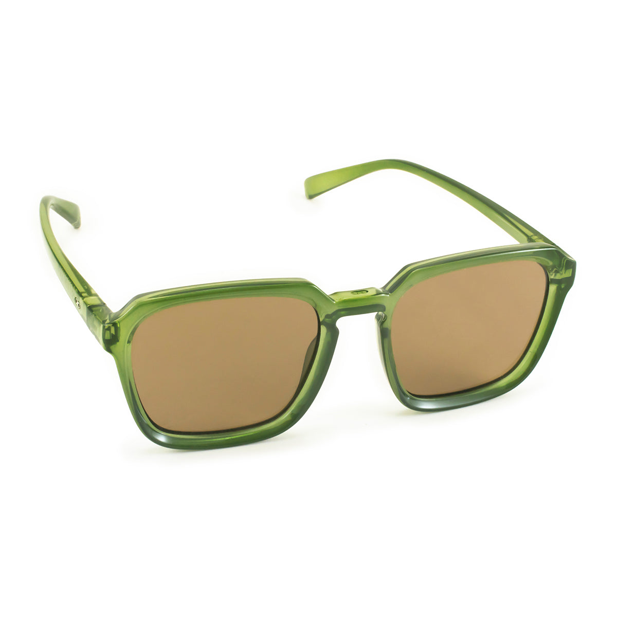 Monaco - Translucent Green - Brown Lens