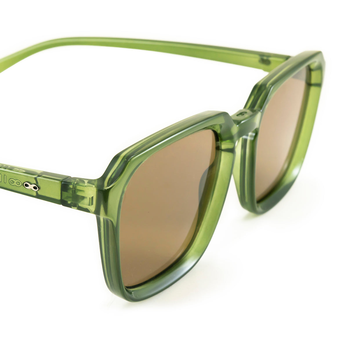 Monaco - Translucent Green - Brown Lens