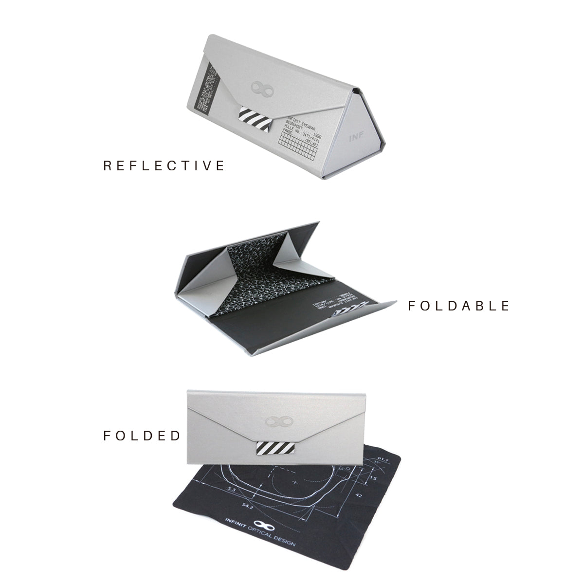 Tiger - Black Shiny - Grey Gradient Lens